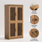 Estantería de almacenamiento con aspecto de madera para salón, oficina y dormitorio