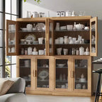Estantería de almacenamiento con aspecto de madera para salón, oficina y dormitorio