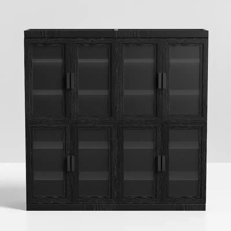 Estantería de almacenamiento con aspecto de madera para salón, oficina y dormitorio