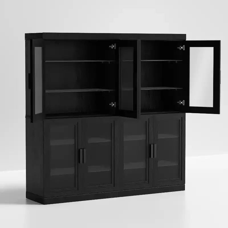 Estantería de almacenamiento con aspecto de madera para salón, oficina y dormitorio