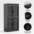 Estantería de almacenamiento con aspecto de madera para salón, oficina y dormitorio
