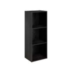 Estantería decorativa de 3 cubos, estantería abierta y organizador de almacenamiento de juguetes, horizontal o vertical