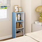 Estantería decorativa de 3 cubos, estantería abierta y organizador de almacenamiento de juguetes, horizontal o vertical