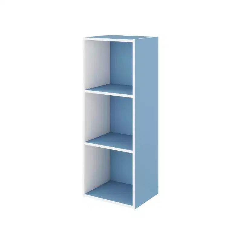 Estantería decorativa de 3 cubos, estantería abierta y organizador de almacenamiento de juguetes, horizontal o vertical