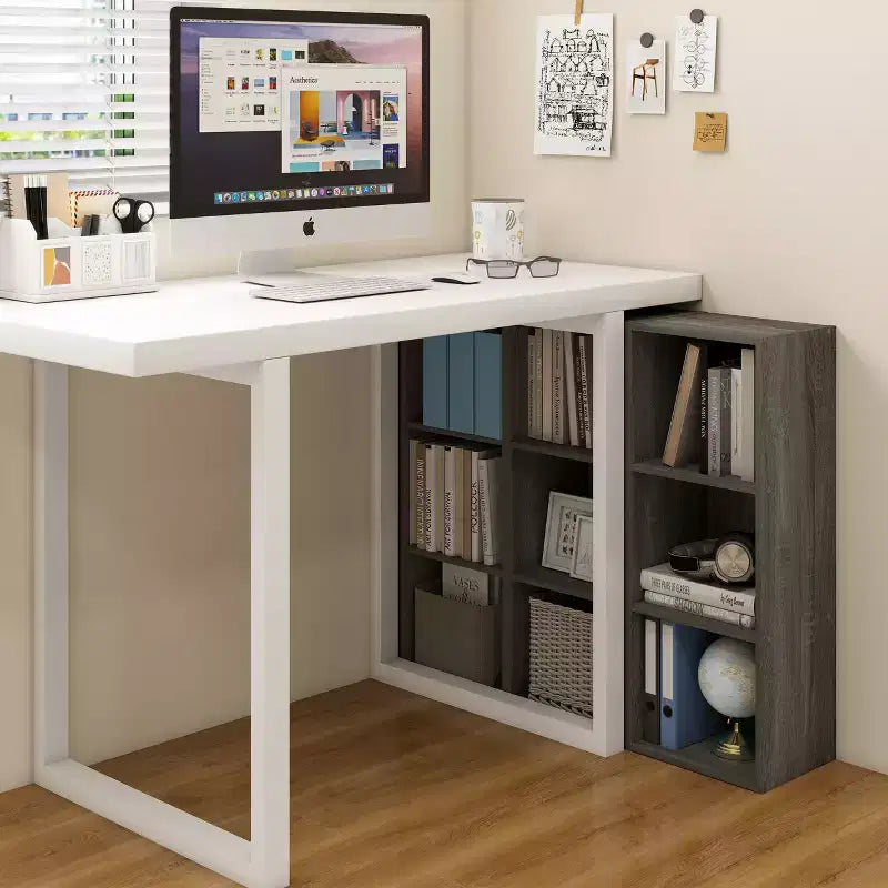 Estantería decorativa de 3 cubos, estantería abierta y organizador de almacenamiento de juguetes, horizontal o vertical
