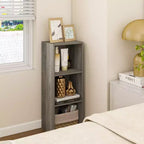 Estantería decorativa de 3 cubos, estantería abierta y organizador de almacenamiento de juguetes, horizontal o vertical