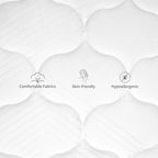 Colchón híbrido, firmeza media, espuma viscoelástica refrescante, cama en una caja
