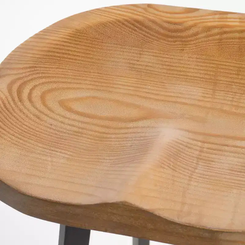 Taburetes de barra giratorios sin respaldo Pinewood & Iron de 31.5 pulgadas, juego de 2
