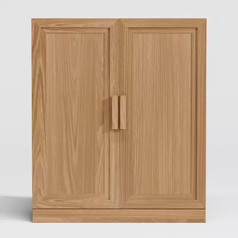 Armario de almacenamiento Adam Black veteado de madera (36x31x16)