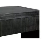 Mesa consola de entrada vintage de 59" con cajones, tiradores ocultos y diseño curvo para sala de estar