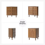 Gabinete esquinero de 76 cm de alto con 2 puertas y patas torneadas