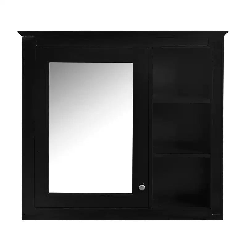 Tocador de baño de 30 pulgadas con lavabo, mueble de baño con cajones y espejo, armario con espejo para baño