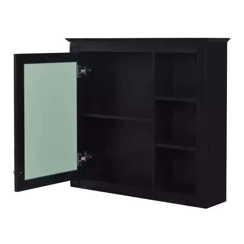 Tocador de baño de 30 pulgadas con lavabo, mueble de baño con cajones y espejo, armario con espejo para baño