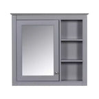 Tocador de baño de 30 pulgadas con lavabo, mueble de baño con cajones y espejo, armario con espejo para baño