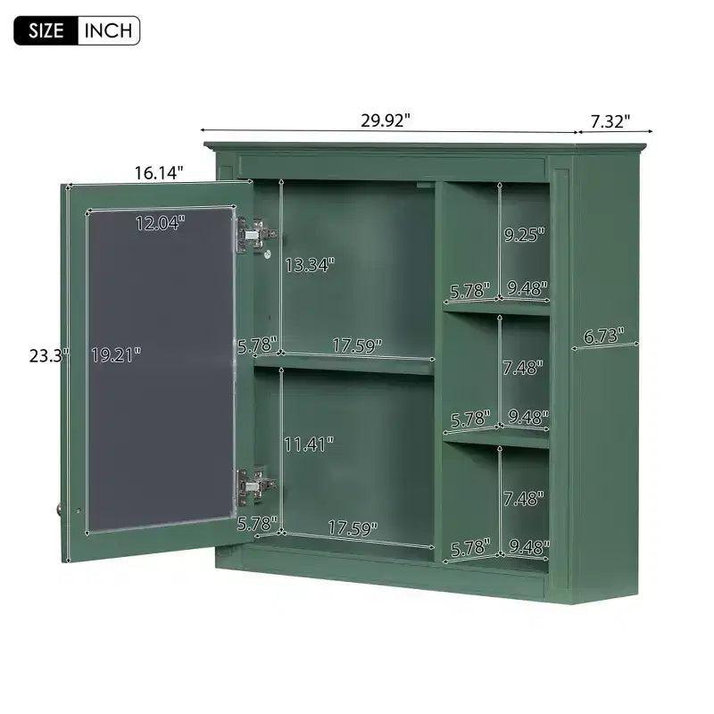 Tocador de baño de 30 pulgadas con lavabo, mueble de baño con cajones y espejo, armario con espejo para baño